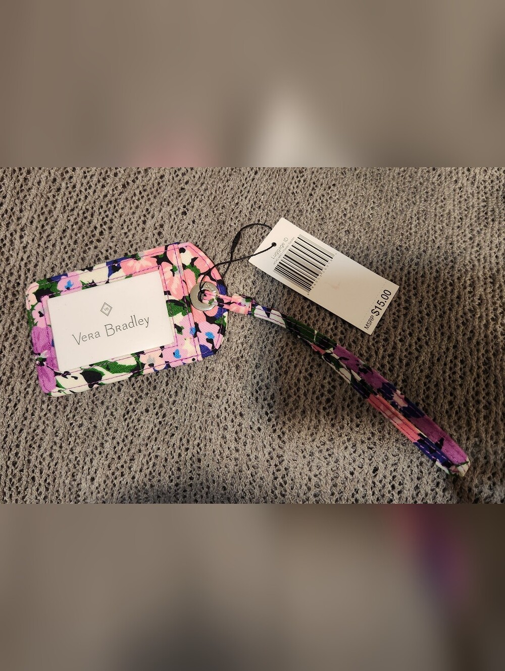 Vera Bradley Luggage Tag / Luggage ID, Flower Garden - NWT